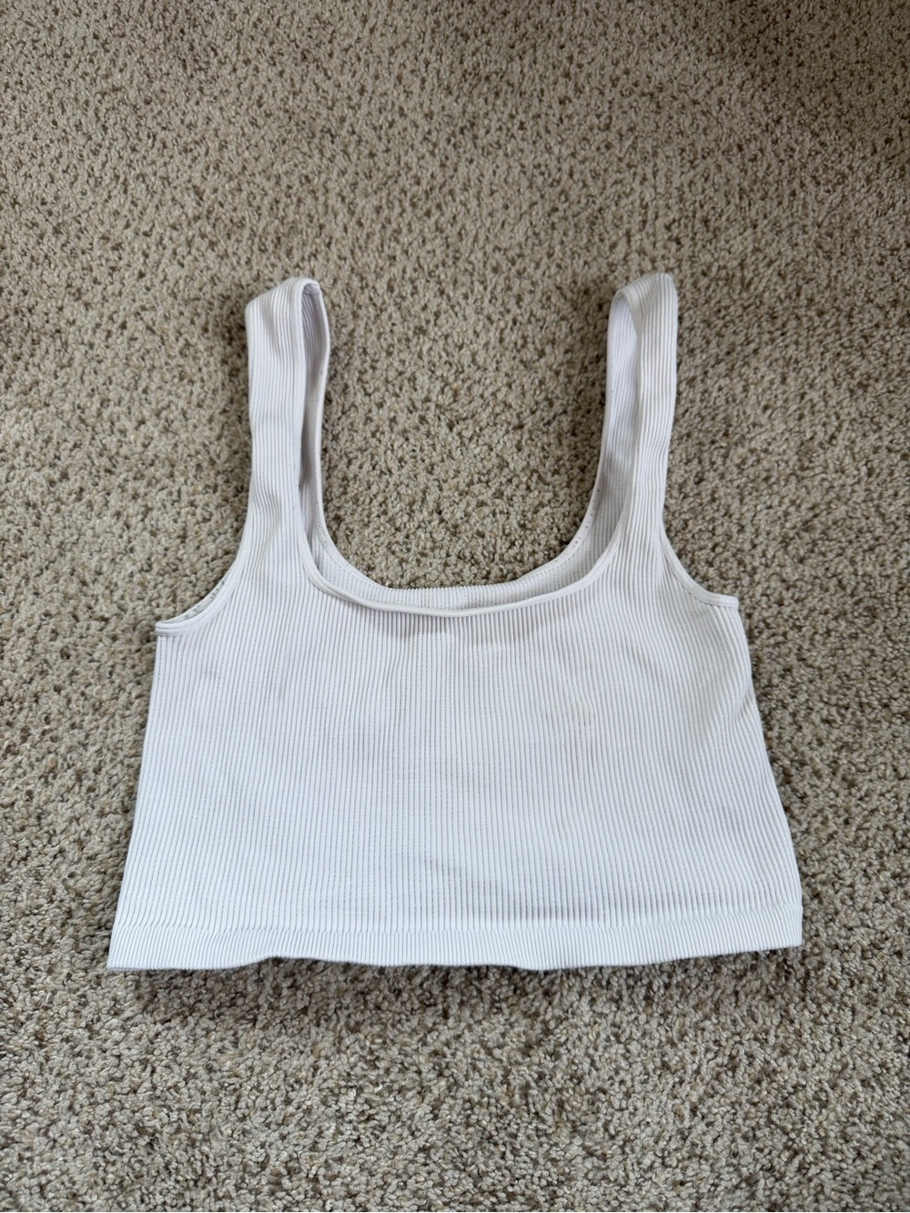 Free People Movement Ribbed Bra Tank White M/L